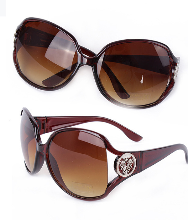 Oversize shade women sunglasses - uv400 protection