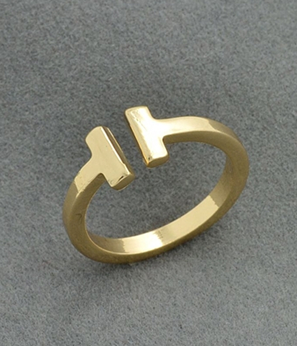 Designer inspired simple metal ring  - etsy style