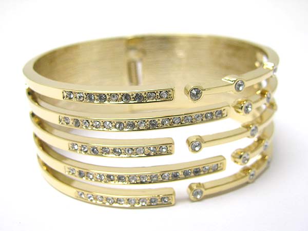 Crystal carved cuff bangle bracelet?