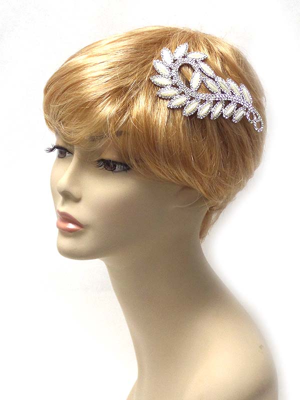 Crystal branch bridal hair comb