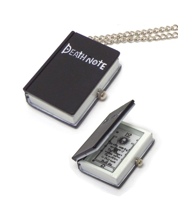 Death note locket pendant watch