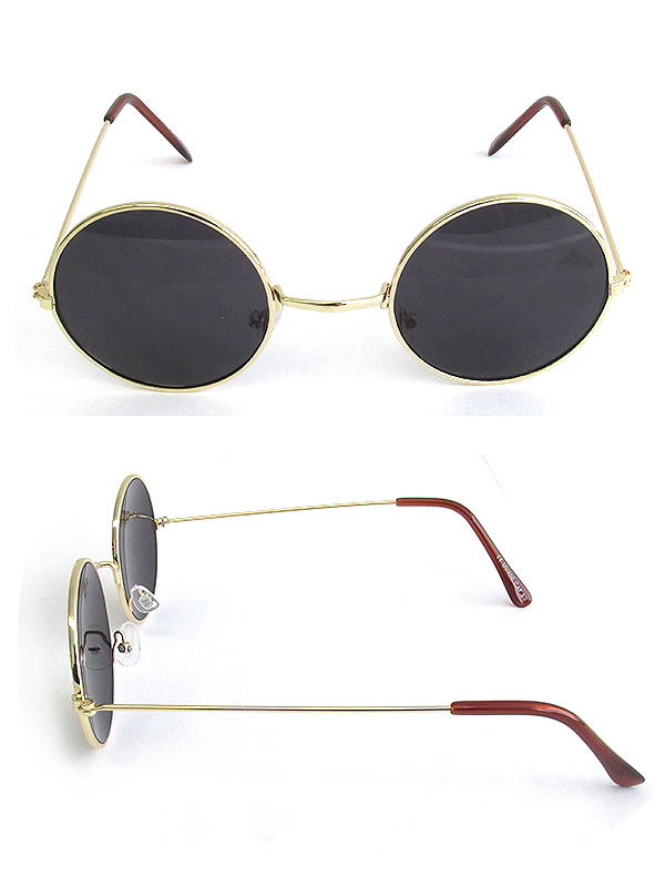Uv 400 protection round sunglasses