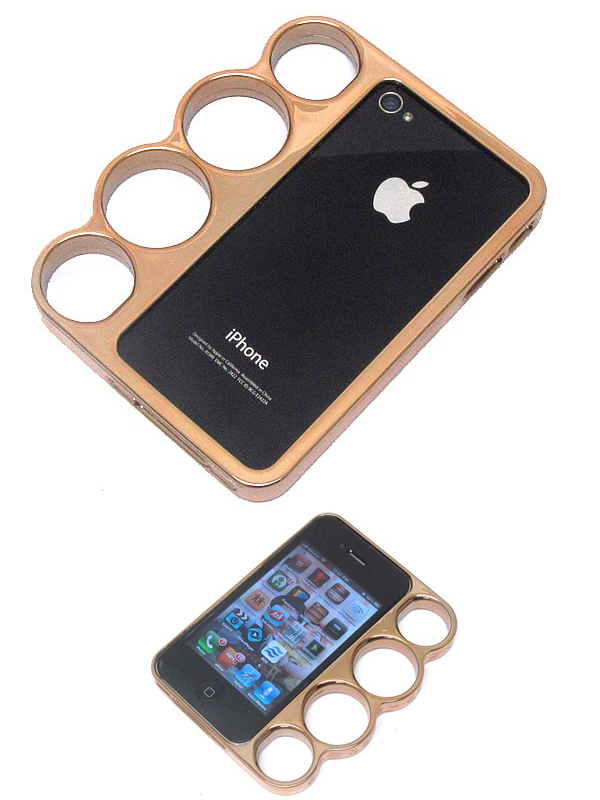 Hard knucklecase cellphone case -hard case for iphone 4