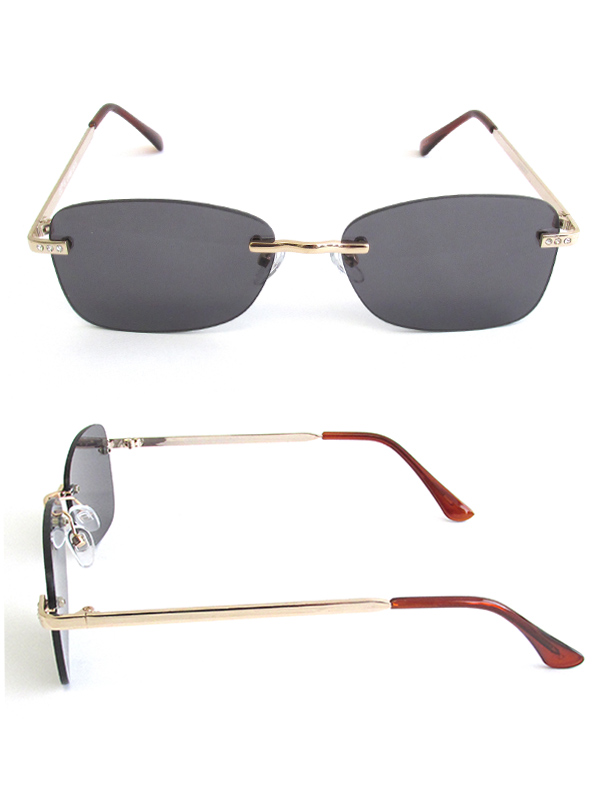 Uv 400 protection rimless sunglasses