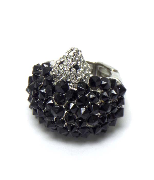 Crystal urchin stretch ring