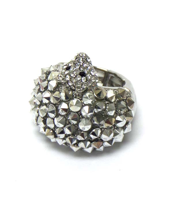 Crystal urchin stretch ring