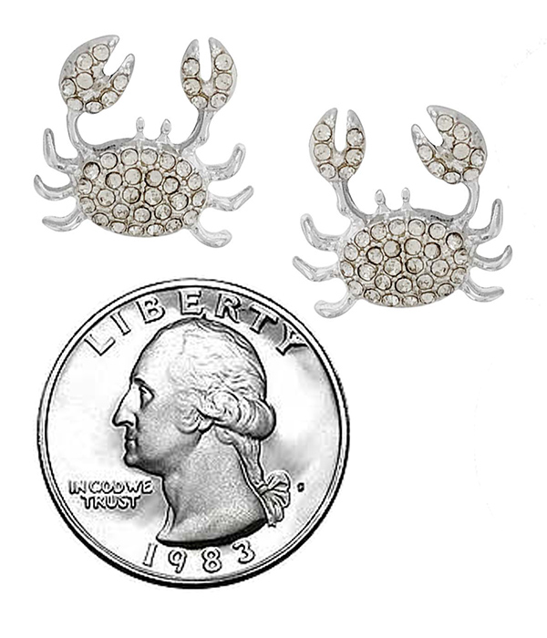 SEALIFE THEME EARRING - CRAB