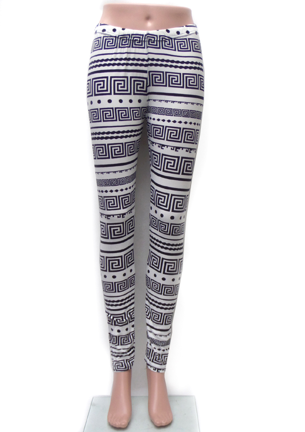 Tribal print pattern leggings