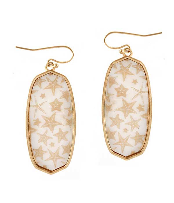 Sealife theme earring - starfish