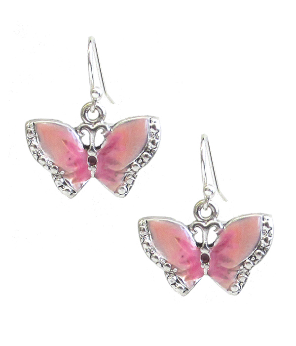 EPOXY BUTTERFLY EARRING