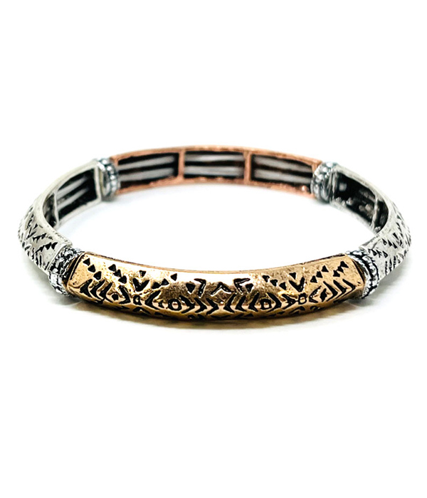 WESTERN THEME STACKABLE STRETCH BRACELET