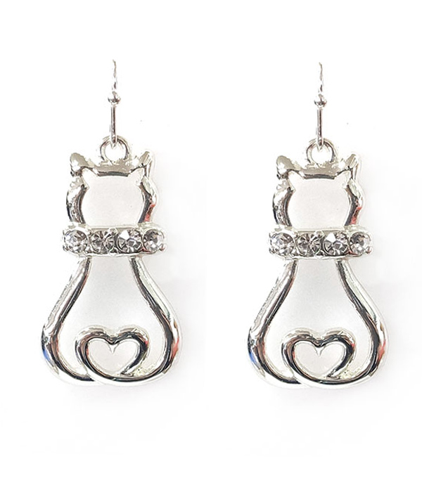 Pet lovers theme cat earring
