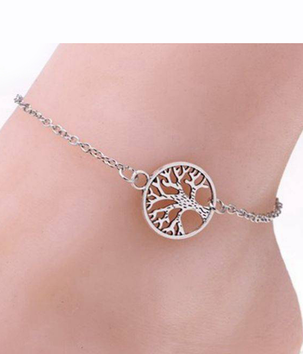 Tree of life anklet