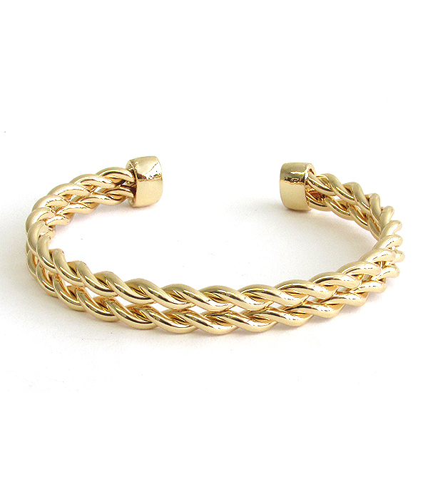 METAL CHAIN BANGLE BRACELET