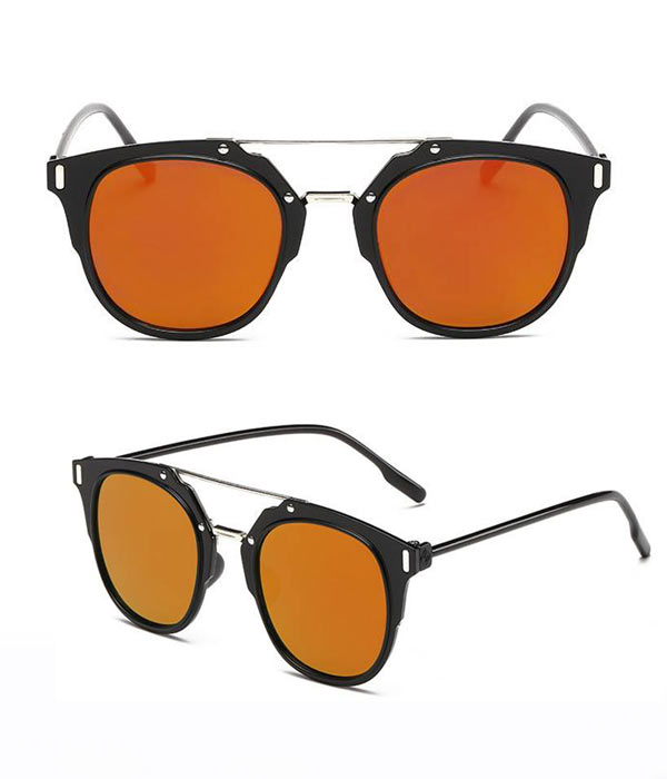 Uv protection metal frame polirized sunglasses
