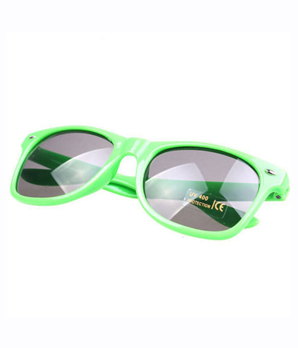 Uv protection fashion color frame sunglasses