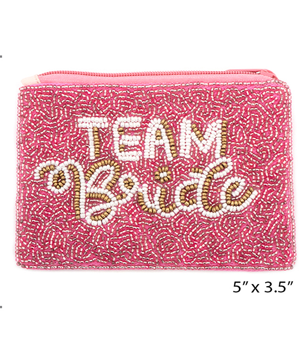 BRIDE THEME HANDMADE WALLET - TEAM BRIDE