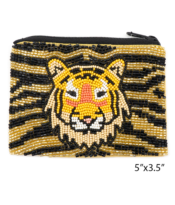 Tiger theme handmade wallet