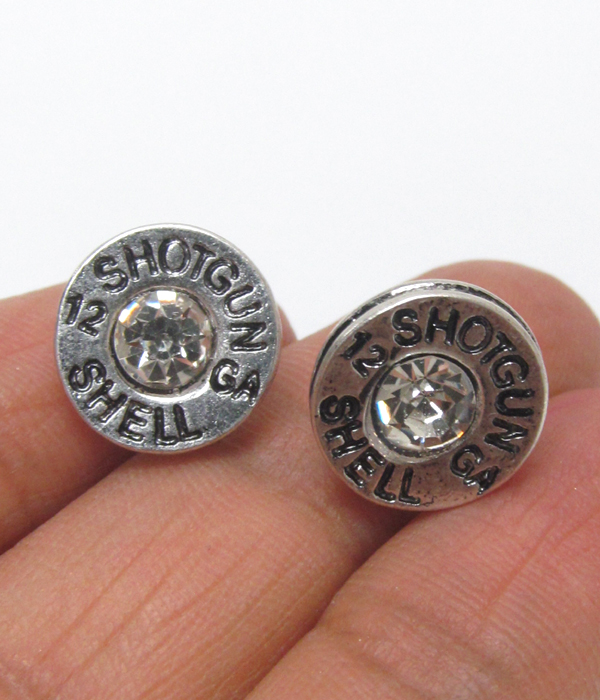 BULLET STUD EARRINGS