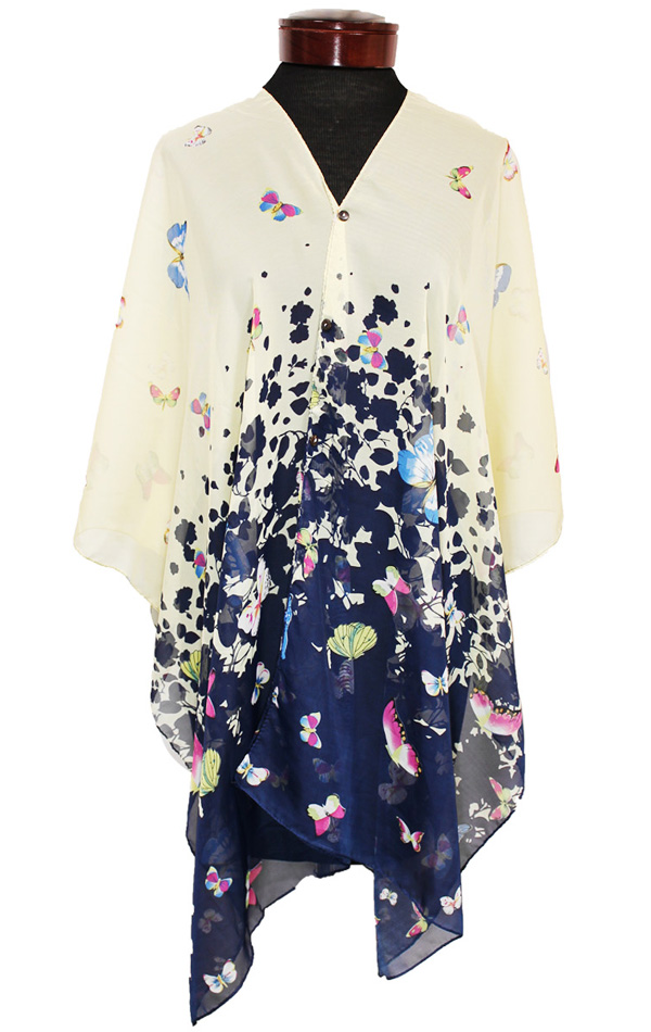 Butterfly  multi design 3 way beach poncho cover up