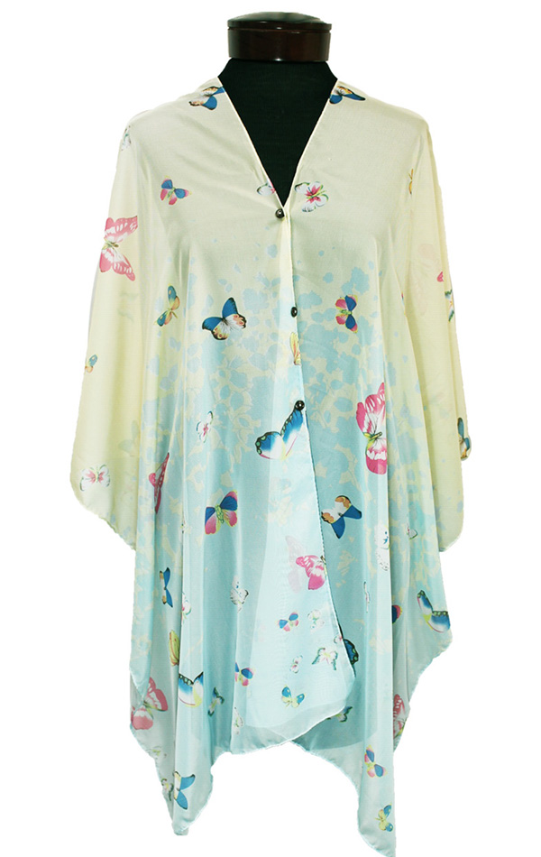 Butterfly  multi design 3 way beach poncho cover up