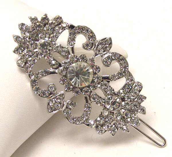 Crystal deco hair pin
