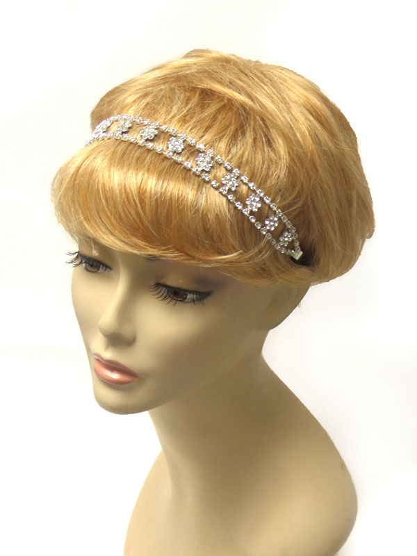 Rhinestone stretch headband