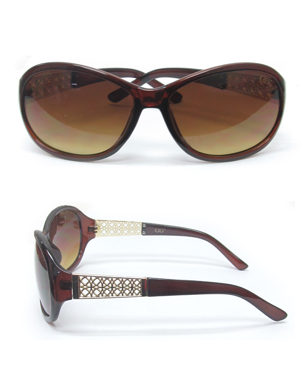 Uv protection gradient color sunglasses 