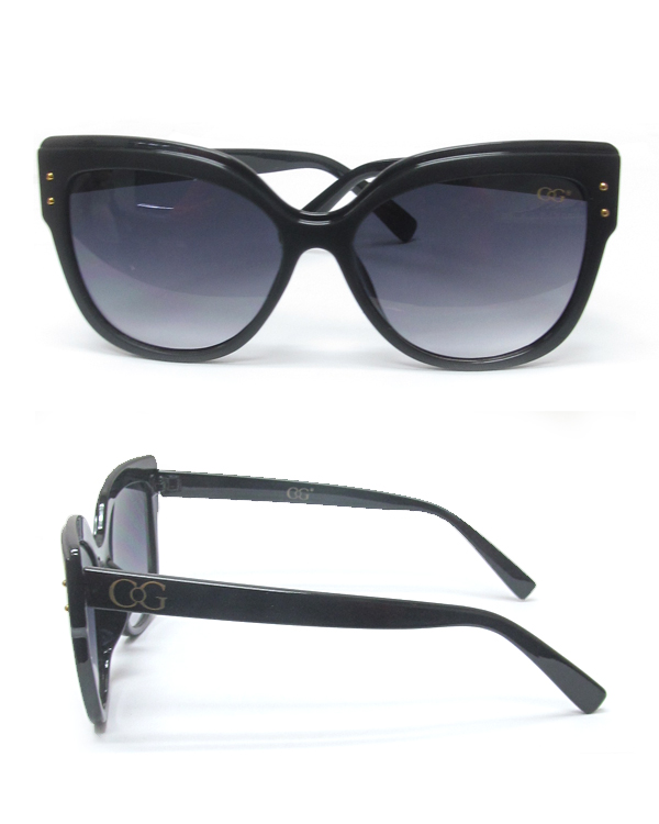 Uv protection gradient color sunglasses