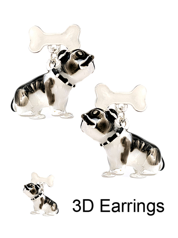 Pet lovers theme 3d epoxy pendant necklace - dog