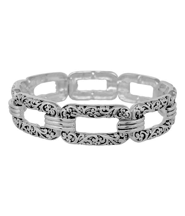 DESIGNER TEXTURED STRETCH BRACELET