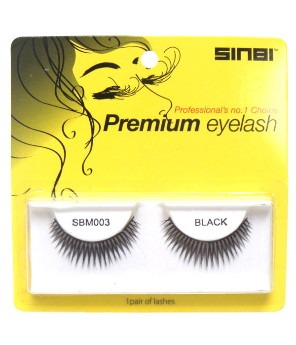 Long full faux eyelashes