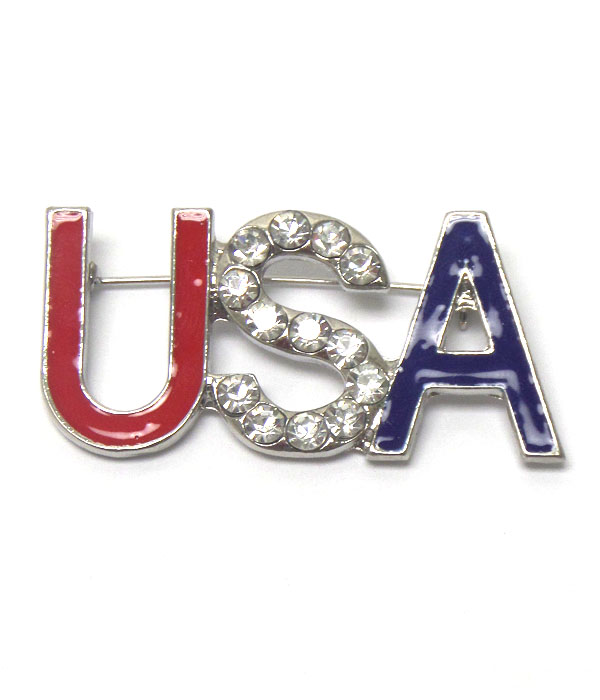 Crysatl and epoxy usa booch or pin