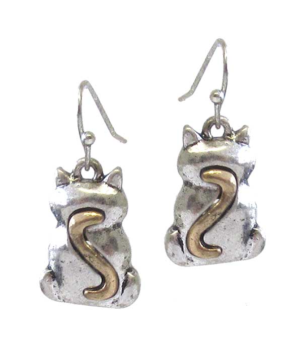 PET LOVERS THEME EARRING - CAT