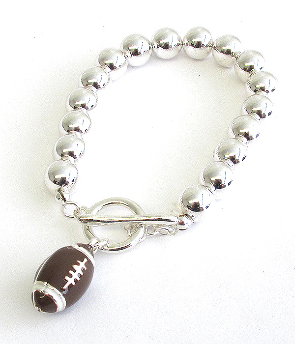 SPORT THEME STRETCH BRACELET - FOOTBALL