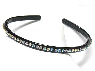 Crystal stud acryl headband