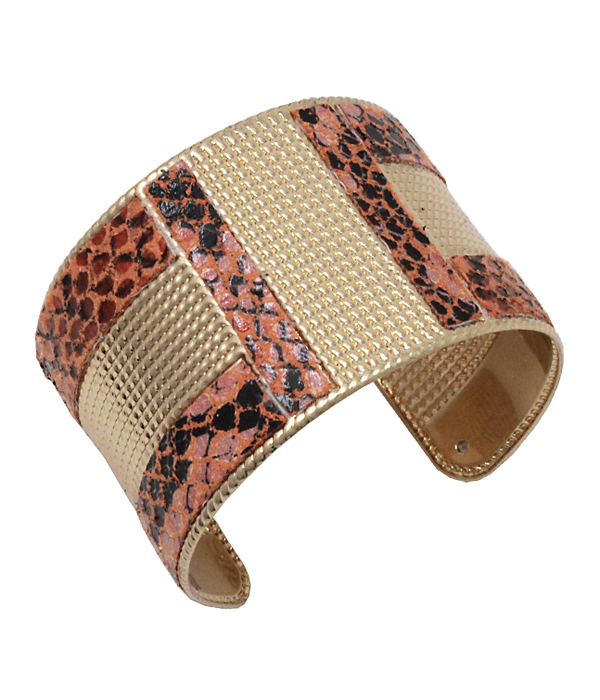 SNAKE SKIN BANGLE BRACELET