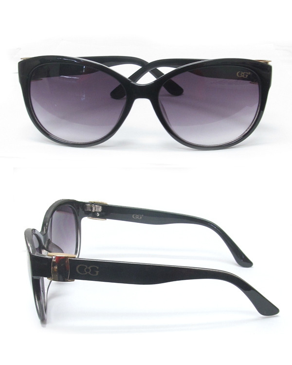 Uv protection gradient color sunglasses 