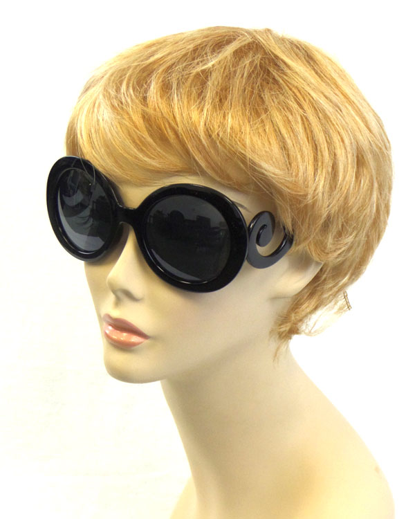 Curled hinge sunglasses - uv protection