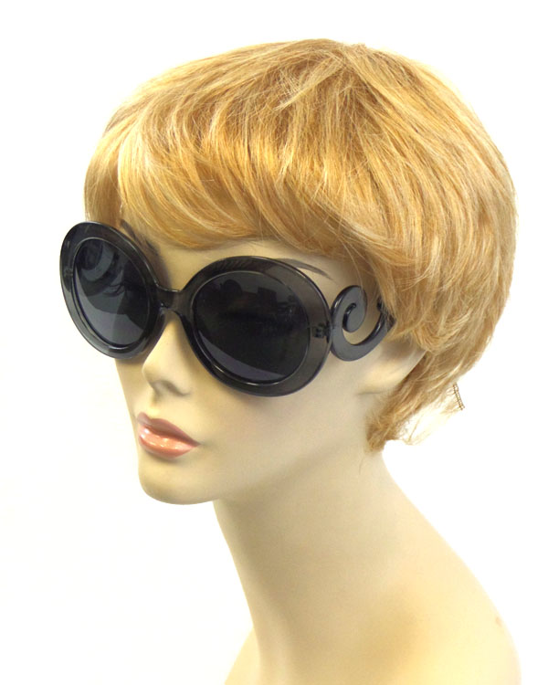 Curled hinge sunglasses - uv protection