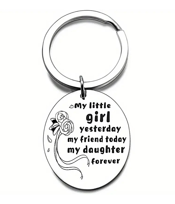 INSPIRATION MESSAGE KEYCHAIN - DAUGHTER