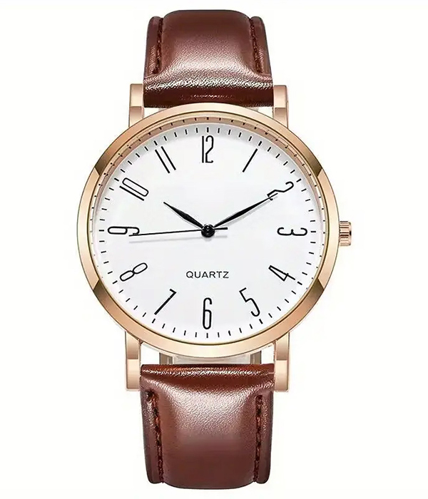 Vintage quartz unisex watch