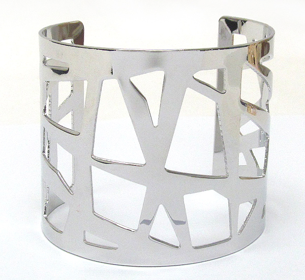 ARCHITECTURAL METAL FILIGREE BRACELET