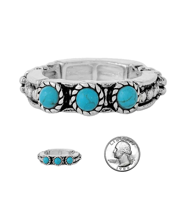 TURQUOISE STRETCH RING