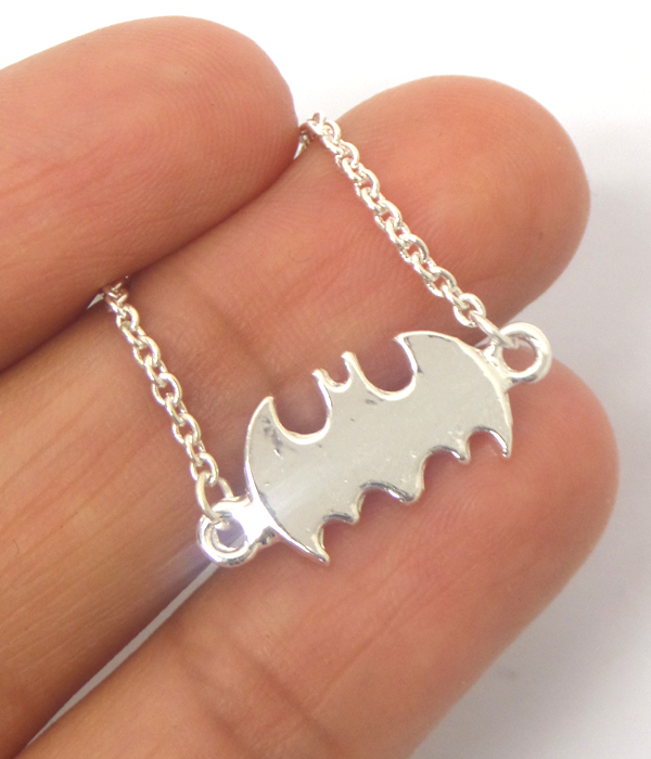 Etsy style batman pendant necklace