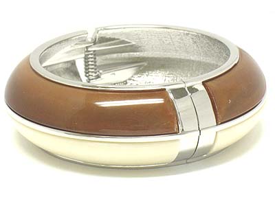 Turtoise formica pattern  hinge bangle