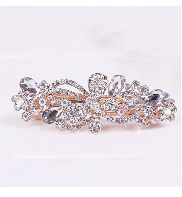 Sparkling rhinestone barrette