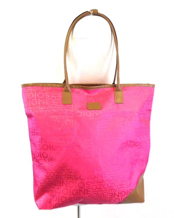 Zipper top enamel coating shoulder bag