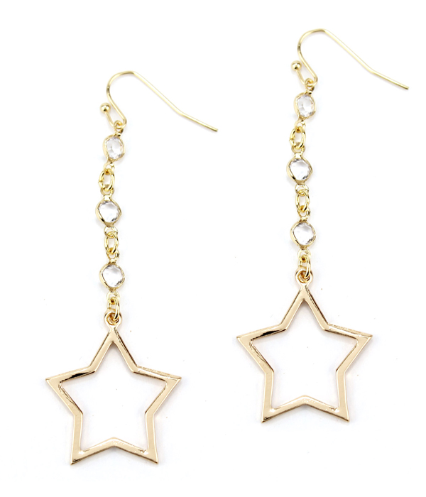 STAR DROP EARRING