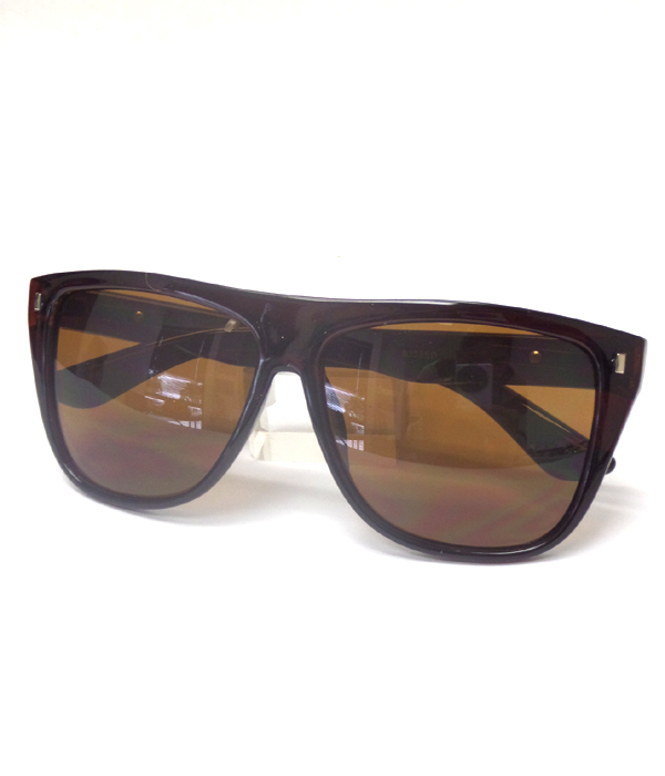 Arched shape acrylic frame sunglasses -uv protection